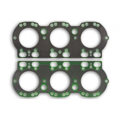 Прокладка головки блока ЯМЗ-236 н/обр. (металл/силикон)