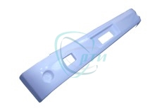 44 Бампер ПАЗ-3203, 3204 задний пластиковый (белый)