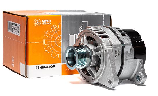 Генератор ГАЗ, УАЗ двУМЗ-4216 поликл.шкив 14В, 120А (ан.3282М.3771-11, 9402.3701-18)