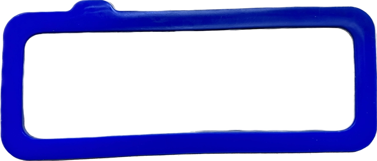 Прокладка крышки коробки толкателей ГАЗель 417\421\4216 (силикон) синий