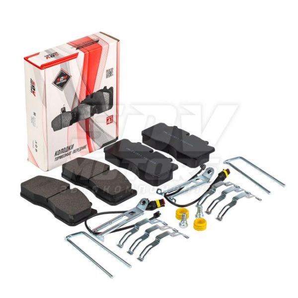 Колодка тормозная Г-он NEXT, ПАЗ Вектор NEXT перед./зад. с монтажным комплектом (комп. 4шт)