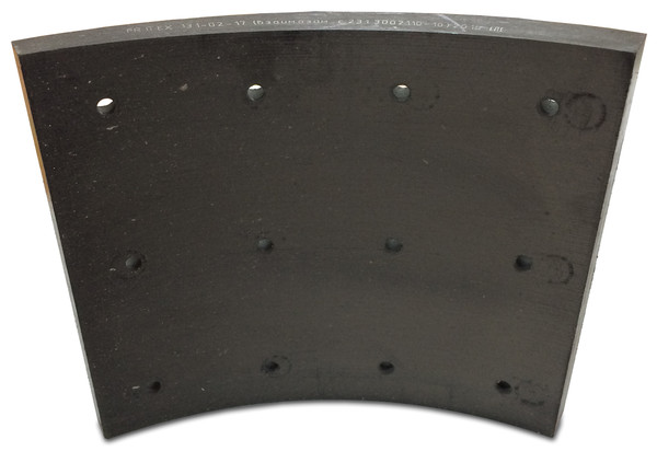 Накладка тормозная ПАЗ-3203, 3204 зад. сверл. 131-02-17 (асбестовая) св.