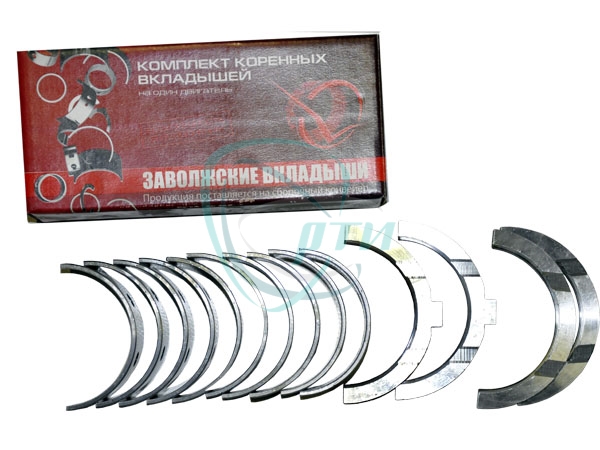 Комплект коренных вкладышей и упорных подшипников к/в Г-53, ПАЗ (1,50)