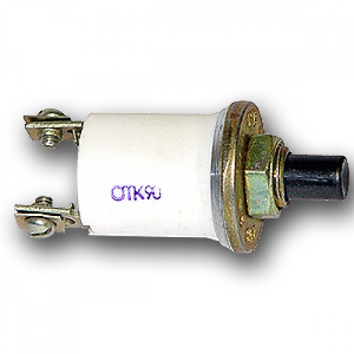 44 Выключатель-кнопка двухклемный ГАЗ, УАЗ, ЗИЛ