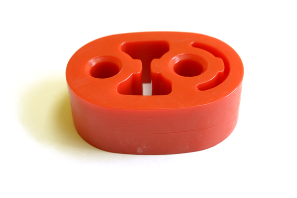 Амортизатор подвески глушителя Г-ль (овал, полиуретан, красный)