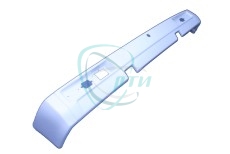 44 Бампер ПАЗ-3205 задний пластиковый (белый)