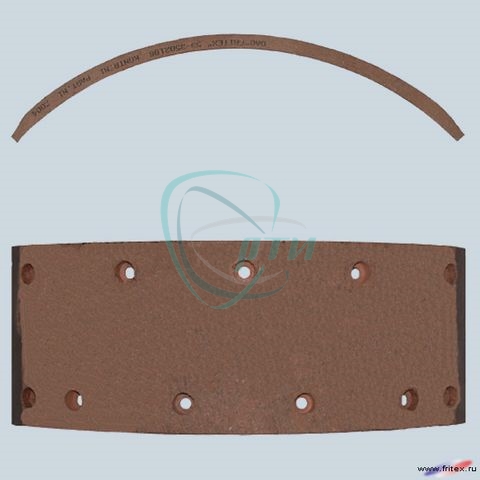 Накладка тормозная Г-53, ПАЗ зад.корот. сверл.
