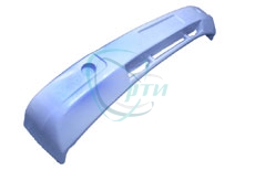 44 Бампер ПАЗ-3203, 3204 передний пластиковый (белый)