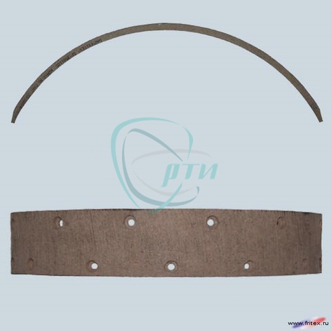 Накладка тормозная Г-53, КаВЗ перед.длин. сверл. 1 шт.