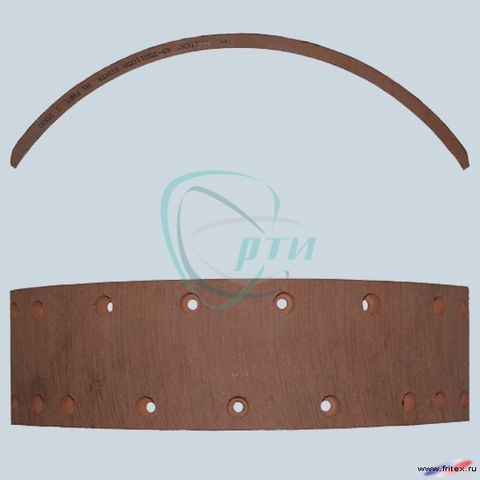 Накладка тормозная Г-2330 длин. асбестовая