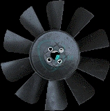 Крыльчатка двигателя Г-ль (10 лопастей)