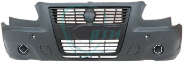 Бампер Г-ль "Бизнес" передний в сборе (с эмбл.) завод