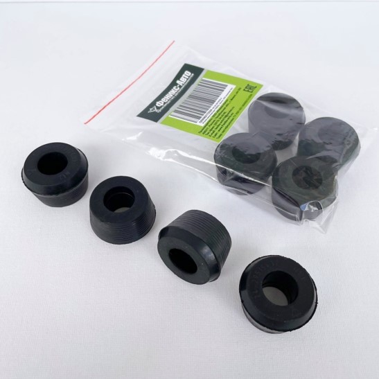 Втулка амортизатора нижняя Волга, ГАЗель, УАЗ (конусная к-т 4шт.) ФЕНИКС-АВТО