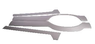 44 яяНакладки бортовые защитные ГАЗ 2705 (серый)