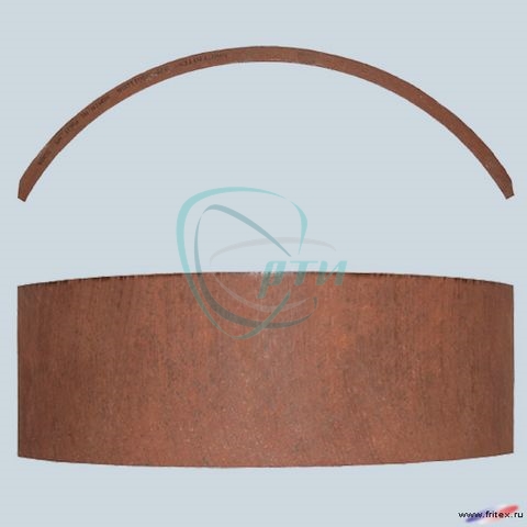 Накладка тормозная Урал форм.