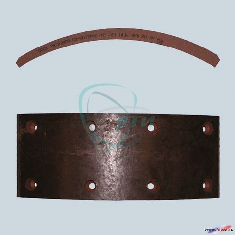 Накладка тормозная Г-53 перед. сверл.