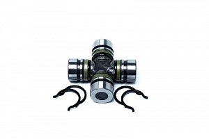 Крестовина карданного вала В-га, Г-ль, УАЗ крупная игла с масленкой и стоп. кольцами PRAVT