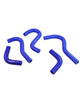 33 Патрубки отопителя Газель "Бизнес" дв.4216 силикон (5 шт.) CARUM