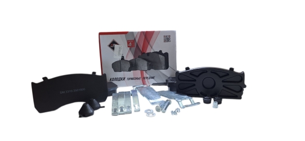 Колодка тормозная Г-3310 Вал-й перед./зад. с монтажным комплектом (комп. 4шт)