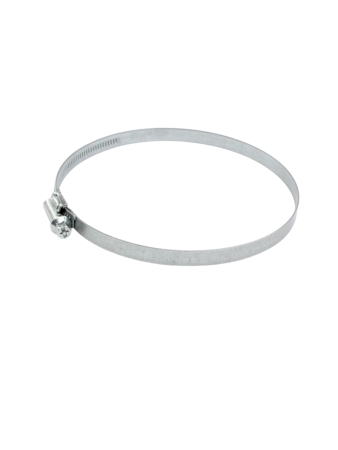 Хомут червячный 110-130/9 (цинковое хроматирование) Завод ТРУД