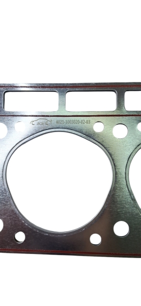 Прокладка головки блока 402 (круглые отверстия) усилена (обложена) металлом под Г-БЦМ