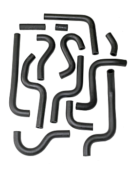 Патрубки отопителя доп. Г-3302 ЕВРО-3 (с задним отопителем, компл 13 шт.) аналог.00023034