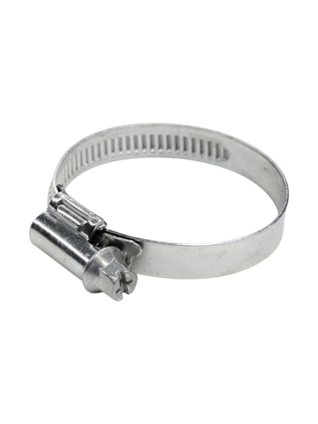 Хомут червячный 32-50/9 (цинковое хроматирование) Завод ТРУД