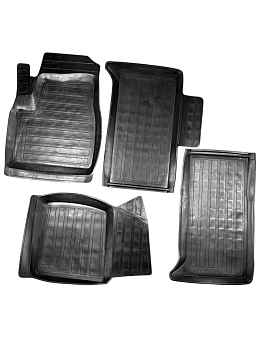 Ковры салона УАЗ 3162 "Патриот" (14-) резина передний задний ряд AVTODRIVER