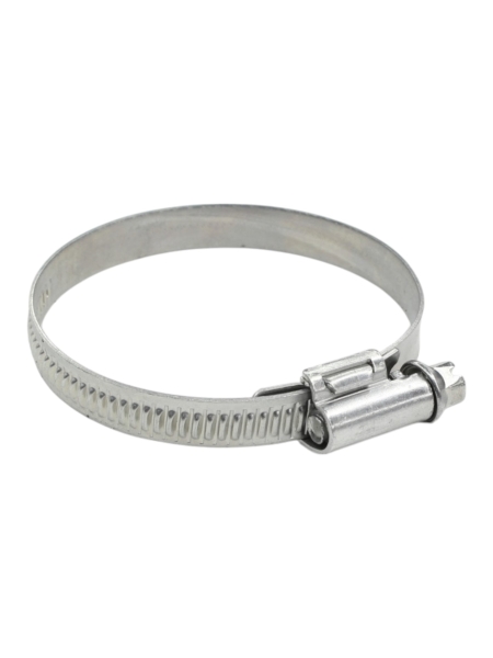 Хомут червячный 50-62/9 (цинковое хроматирование) Завод ТРУД