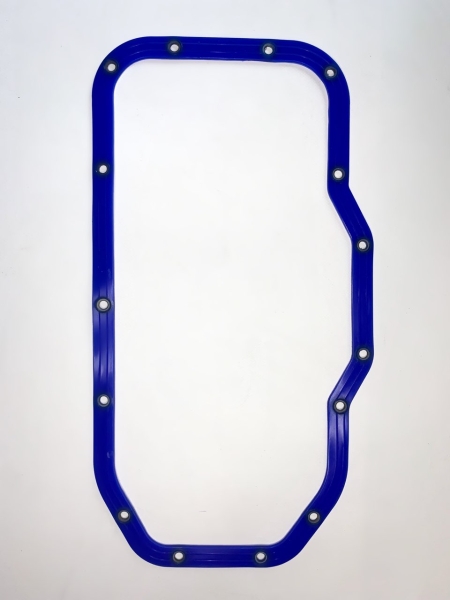 Прокладка масл. картера 406 дв. (силикон с пресс-шайбами) синий