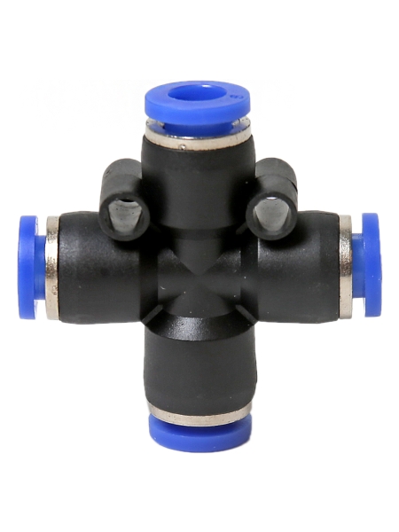 Фитинг X-образный пластиковый PZA 06 MGF