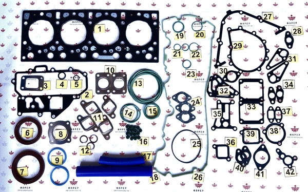Комплект прокладок дв. 5340 ПРЕМИУМ ФАРЕР
