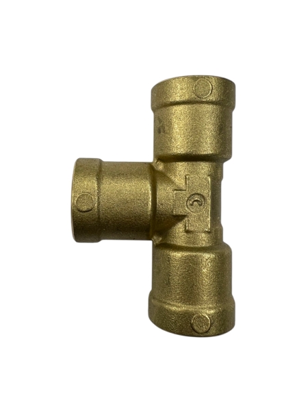 Фитинг металл. трубки ПВХ 12 мм тройник