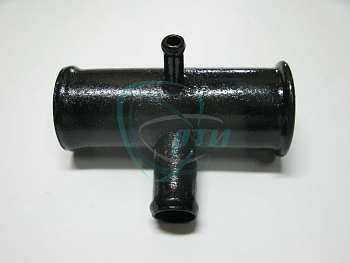 Патрубок радиатора Газель Бизнес до 2011 г. (металл.)