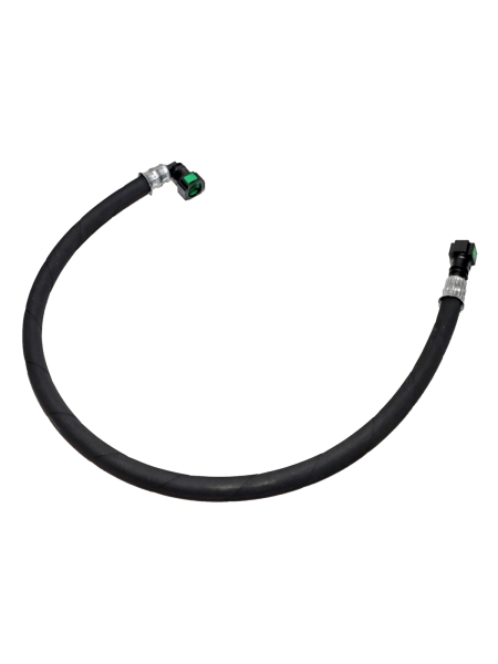 Шланг топливный D8 быстросъемный 2 штуцер (прямой+угловой) L- 70 см