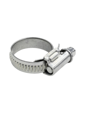 Хомут червячный 16-25/9 (цинковое хроматирование) Завод ТРУД