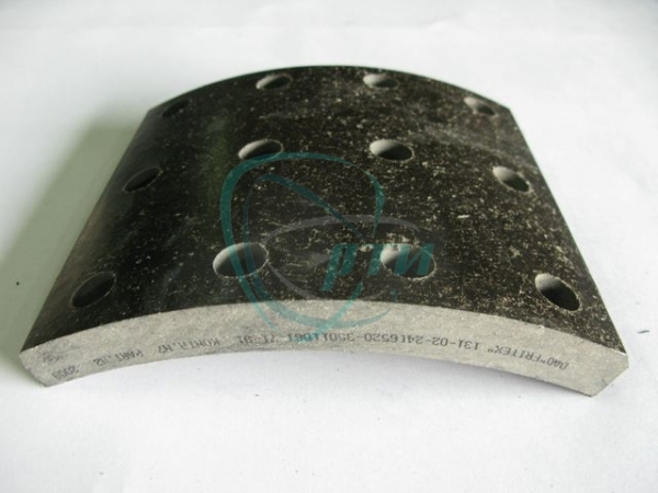 Накладка тормозная КАМАЗ ЕВРО сверл. (шлиф. внутр.19,0х16,0 асбестовая)