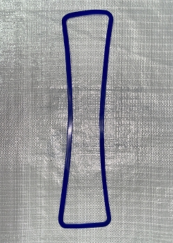 Прокладка крышки коробки толкателей В-га (синий силикон)