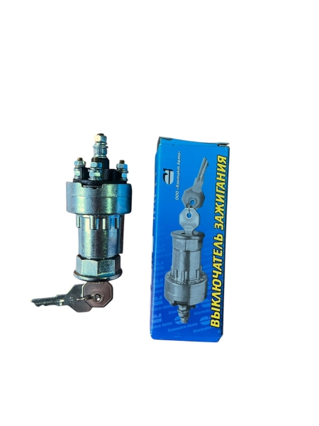 Замок зажигания ГАЗ-3307 с метал. Гайкой 5 конт