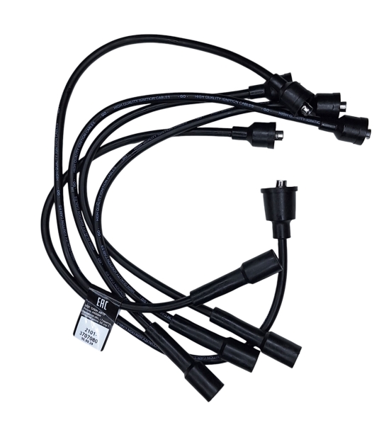 44 Провода в/н ВАЗ-2101-2107 комплект силикон с проводом катушки зажигания