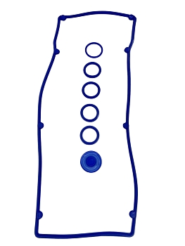 Р/к клапанной крышки дв. 406 Евро-3 (силикон синий, компл 7 шт)