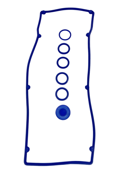 Р/к клапанной крышки дв. 406 Евро-3 (силикон синий, компл 7 шт)