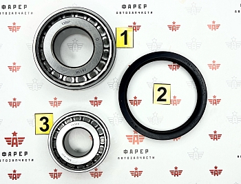 Р/к ступицы передней ЗИЛ-431410, ПАЗ-3205, 32053 (КААЗ) PRO ФАРЕР