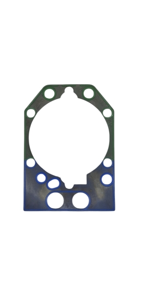 Прокладка ГБЦ ЯМЗ-8421 зел./син. с метал. каркасом