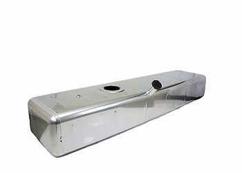 Бак топливный для а/м Г-ль 3302 (металлический, объём 140л., под погружной насос, хром)