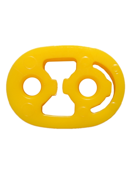 Амортизатор подвески глушителя Г-ль (овал, ТЭП, желтый)