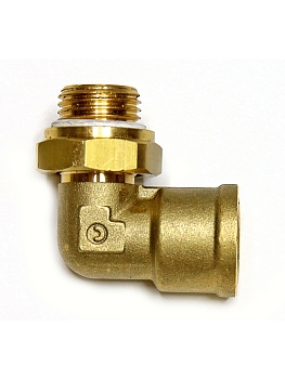 Фитинг металл. M16x1.5-M16x1.5C (угловой) 