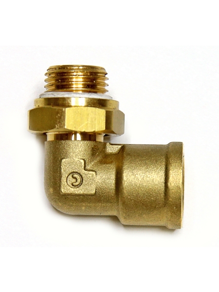Фитинг металл. M16x1.5-M16x1.5C (угловой) 