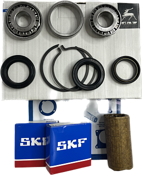 Р/к КПП ГАЗ, ГАЗель (подш. SKF,прокл.,сальник.) н/обр.