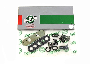 Р/к фиксаторов КПП Г-ль 3302 (3 пружины+ 3 шара + пластина) "Авторг"